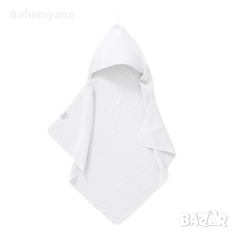 Cottonbaby хавлия от муселин 75х75 см – бяла, снимка 1