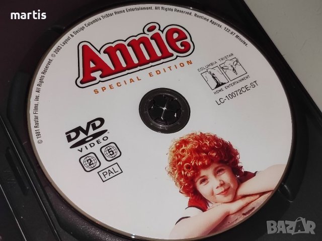 Annie(1985)DVD Бг.суб, снимка 2 - DVD филми - 41207308