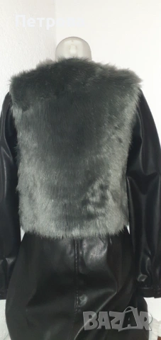 Кожен елек, снимка 4 - Елеци - 53737214