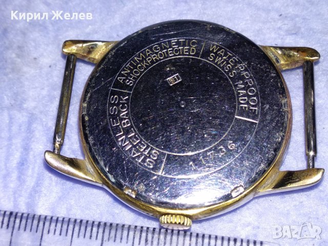 BALLDOR ANCRE 17 RUBIS Стар МАРКОВ ШВЕЙЦАРСКИ ПОЗЛАТЕН МЕХАНИЧЕН МЪЖКИ ЧАСОВНИК РАБОТЕЩ 37200, снимка 10 - Антикварни и старинни предмети - 40184488