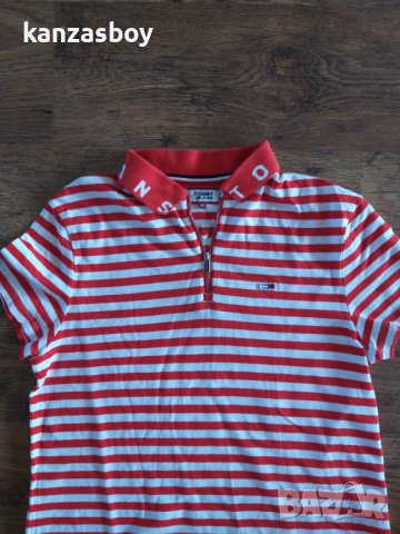 Tommy Hilfiger Jeans essential stripe polo dress relaxed fit - страхотна дамска рокля, снимка 7 - Рокли - 41580129