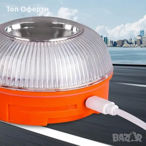 Компактна LED аварийна лампа, снимка 7 - Лед осветление - 49548785