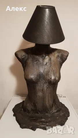Авторска лампа, лампион– Масивна, 80см!, снимка 8 - Настолни лампи - 48422650