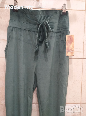 Нов с етикет плюшен дамски спортен панталон, снимка 3 - Спортни екипи - 36352657