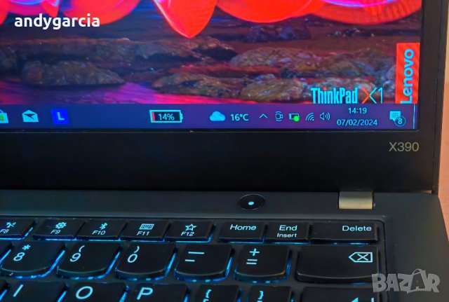 Lenovo ThinkPad X390/Core i5 8265U/16GB RAM/256GB SSD NVMe/13.3 IPS Full HD лаптоп за работа перфект, снимка 11 - Лаптопи за работа - 44181502