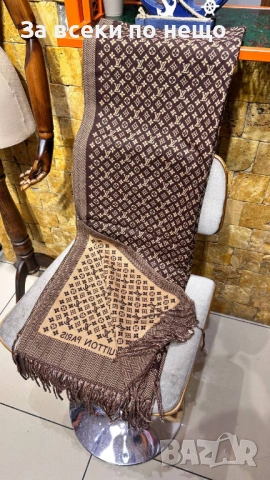 Louis Vuitton Шал 100% Кашмир Луис Витон - Налични Различни Цветове Код SK675, снимка 6 - Шалове - 53128074