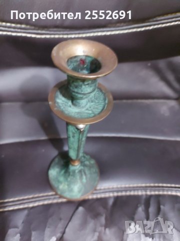 Свещник , снимка 3 - Антикварни и старинни предмети - 41886365