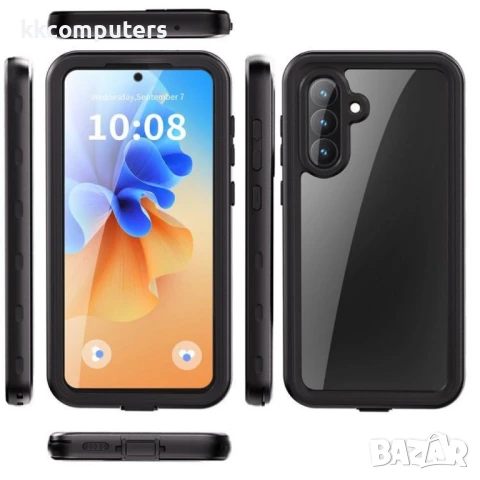 Samsung Galaxy A56 5G REDPEPPER Водоустойчив / Удароустойчив Калъф + Скрийн Протектор – Черен, IP68, снимка 2 - Калъфи, кейсове - 50708431