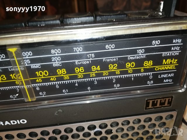 ITT TINY-ВНОС  SWEDEN 1006231823L, снимка 7 - Радиокасетофони, транзистори - 41083507