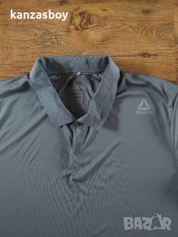 reebok men's blue polo shirt - страхотна мъжка тениска 2ХЛ КАТО НОВА, снимка 6 - Тениски - 41424514