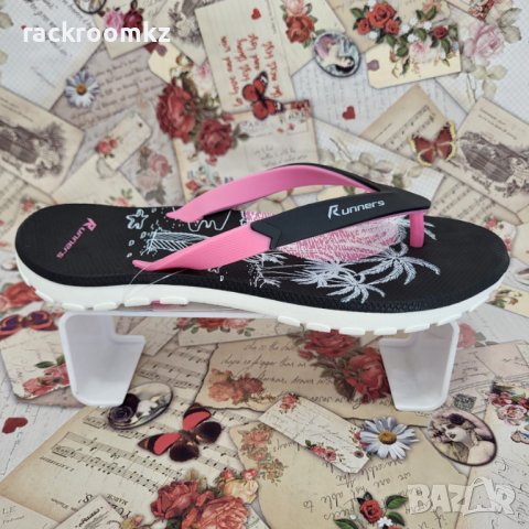 Дамски джапанки между пръстите Runners модел:7247 pink, снимка 3 - Чехли - 41783332