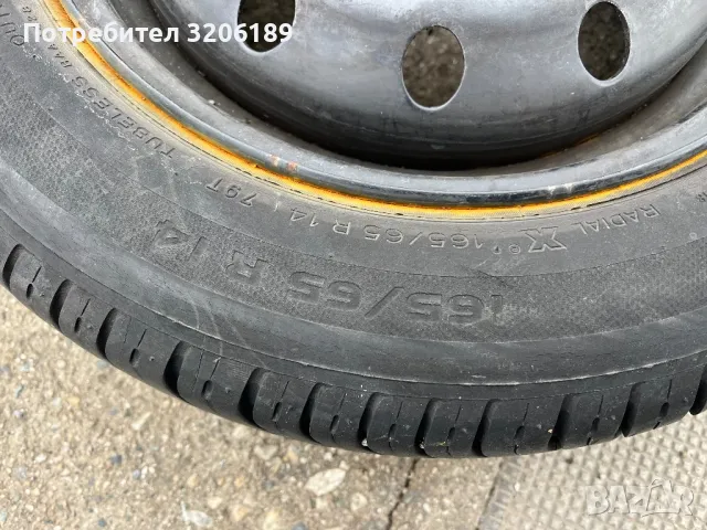 Резервна джанта с гума 14 цола 4х98 за Фиат Ланчия / Fiat Lancia , снимка 4 - Гуми и джанти - 49641775