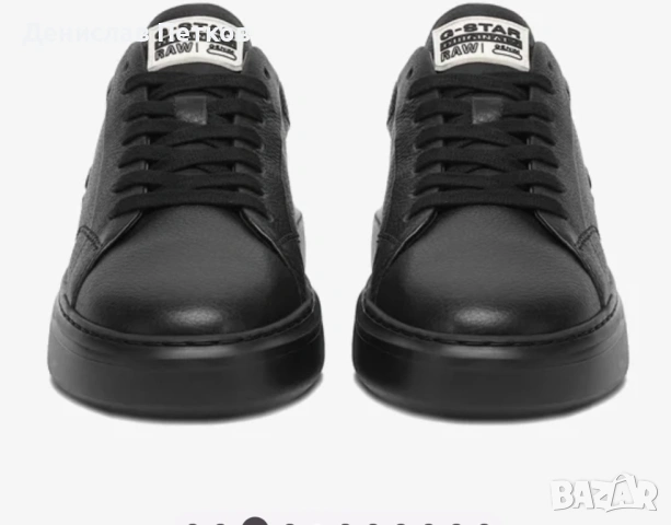 Черни мъжки кецове G-Star Raw, снимка 4 - Кецове - 53215893