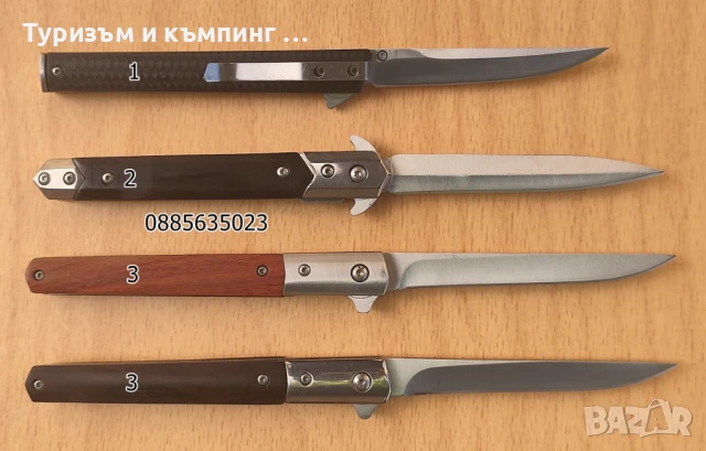 Сгъваем джобен нож M390, снимка 2 - Ножове - 31672344