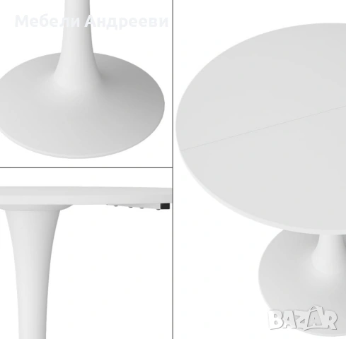 Кръгла маса Vicco 80cm 7318, снимка 6 - Маси - 53762774