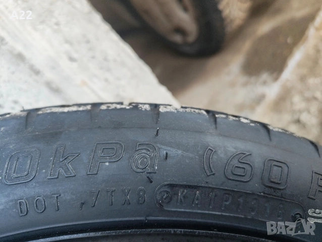 Резервна гума с джанта 125/70 17 Тойота Аурис Toyota Auris Corolla 2012-2019, снимка 3 - Части - 53354842