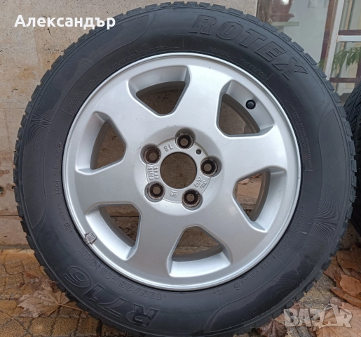 Джанти за Опел 15" 5x110+Гуми 195/65/15, снимка 4 - Гуми и джанти - 52360774
