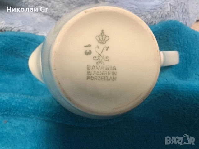 Кани порцелан  сметана  производство Германия  отличен състояние цена за 2 броя, снимка 7 - Антикварни и старинни предмети - 52583050