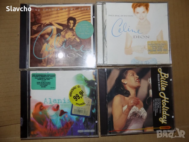 Компакт дискове на-Celine Dion–The Colour Of My Love,Falling Into/Alanis Morissette/ Billie Holiday