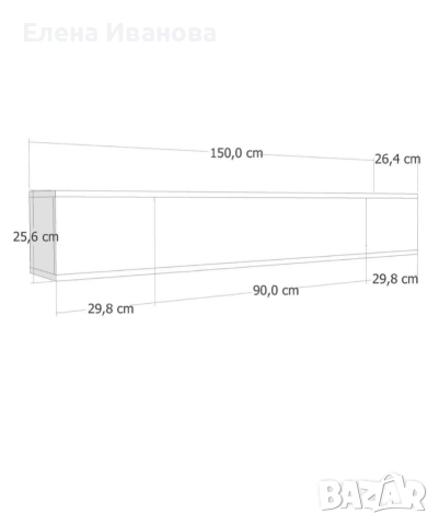 Декоративна камина заедно с шкаф , снимка 3 - Шкафове - 52727749