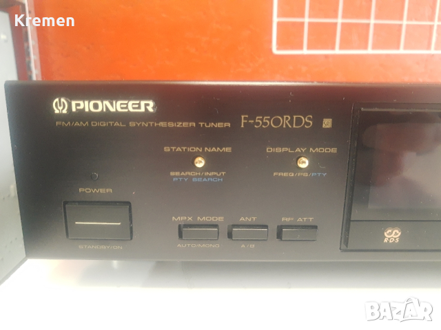 ТУНЕР PIONEER F-550 RDS, снимка 3 - Ресийвъри, усилватели, смесителни пултове - 44744597