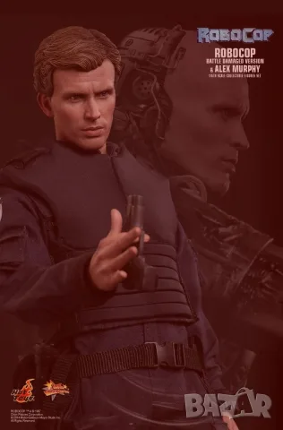 Хот Тойс 2в1-Hot Toys MMS266 -Robocop Battle Damaged Version & Alex Murphy new,sealed 