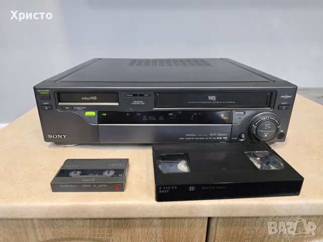 sony ev-t2 video8 vhs , снимка 6 - Плейъри, домашно кино, прожектори - 48417738