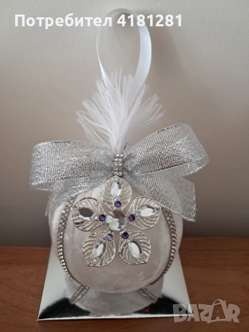 Коледни топки ръчна изроботка, снимка 3 - Декорация за дома - 52516119