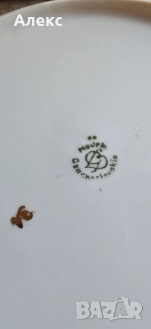 Бохемия Чехословакия– сервиз за хранене, костен порцелан, 17части, снимка 7 - Сервизи - 53659743