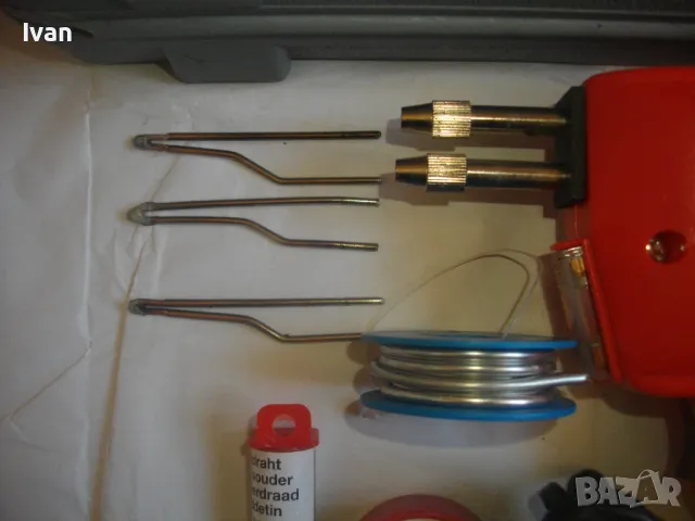 НОВ 150 вата Немски Индукционен електрически ПОЯЛНИК Пълен комплкт 3 Човки Top Craft TPL 150, снимка 9 - Поялници и запояване - 47402294