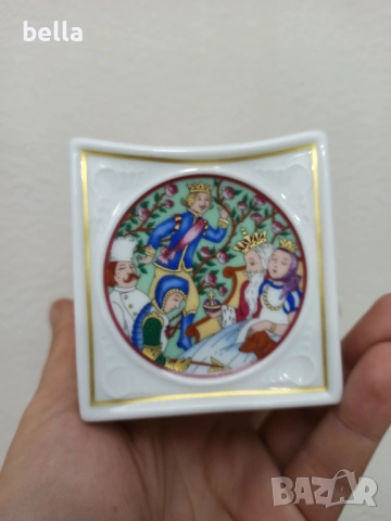 Порцеланов свещник Спящата красавица - Hutschenreuther 2000 , снимка 5 - Антикварни и старинни предмети - 51622447
