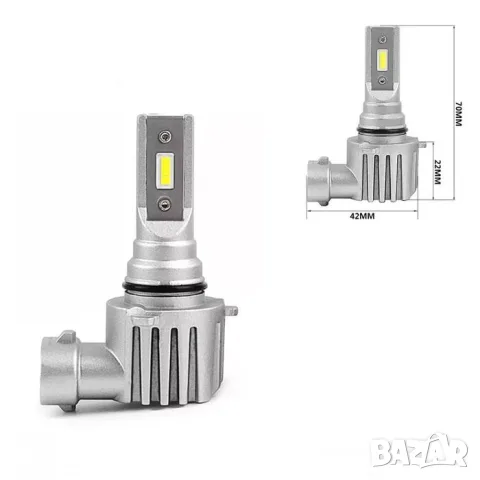 LED крушки V9 9005 26W комплект 2 броя, снимка 4 - Аксесоари и консумативи - 55864704