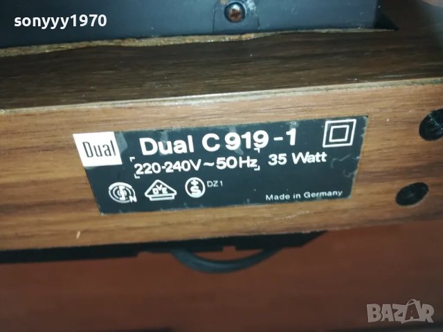 DUAL C-919 DECK ВНОС SWISS 2010241303LNWC, снимка 11 - Тонколони - 47649925