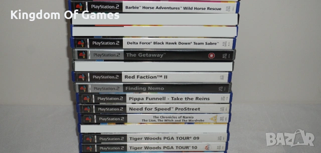 Игри за PS2 Barbie Horse/Delta Force/Red Faction 2/Finding Nemo/NFS Pro Street/Tiger Woods 10, снимка 18 - Игри за PlayStation - 45158082