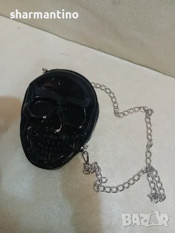 кожена череп раница - 42 лв, снимка 7 - Чанти - 49785350