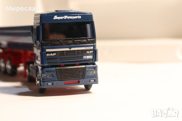 AWM H0 1/87 DAF XF САМОСВАЛ KАМИОН МОДЕЛ TIR ГОНДОЛА, снимка 9 - Колекции - 53732346