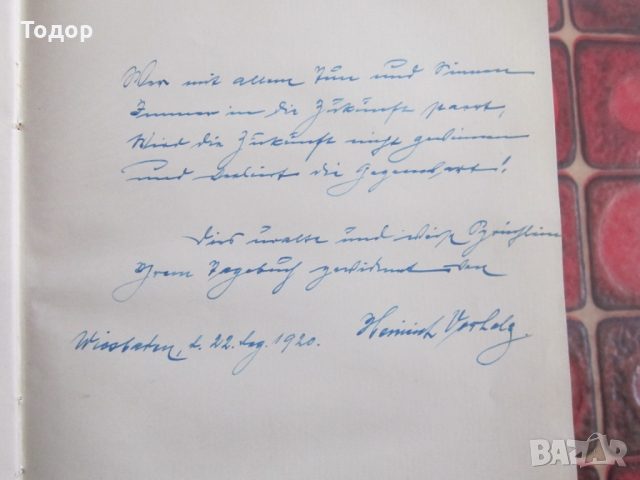 Стар немски дневник лексикон от 1912 до 1924, снимка 8 - Колекции - 36100244