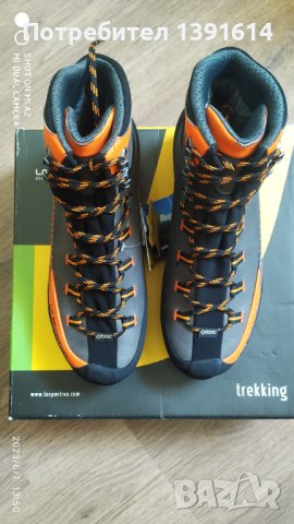 La Sportiva Trango TRK Leather Carbon/ Pumpkin , снимка 2 - Спортни обувки - 40896211