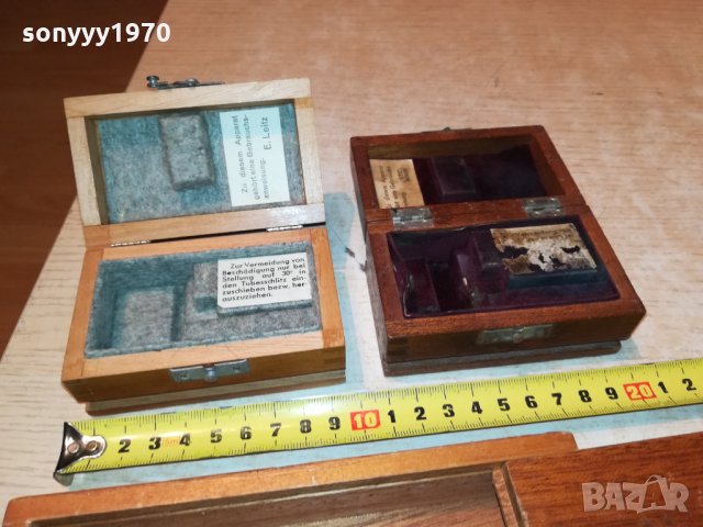 дървени кутиики 3бр от германия 1410211200, снимка 2 - Антикварни и старинни предмети - 34459810