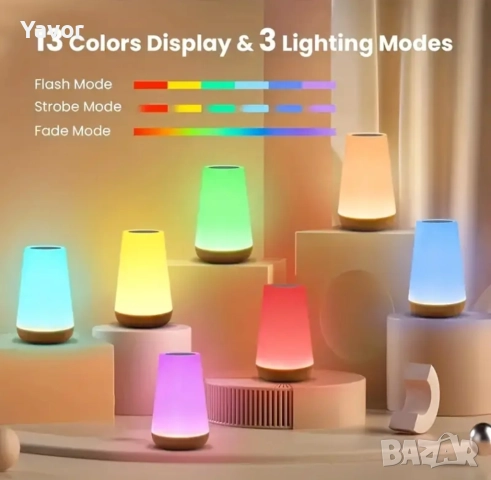 LED лампа RGB с дистанционно , снимка 3 - Лед осветление - 51867901