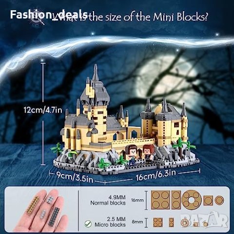 Нов Комплект за построяване на замък/Подарък Деца 8+/1132 бр. мини микроблокове, снимка 3 - Конструктори - 41582534