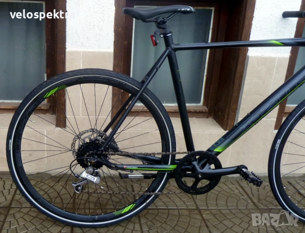 ЕксЗайт Спорт ! Трекинг-Фитнес велосипед ! 1х8 скорости ! Хидравлики диск !, снимка 12 - Велосипеди - 52334944