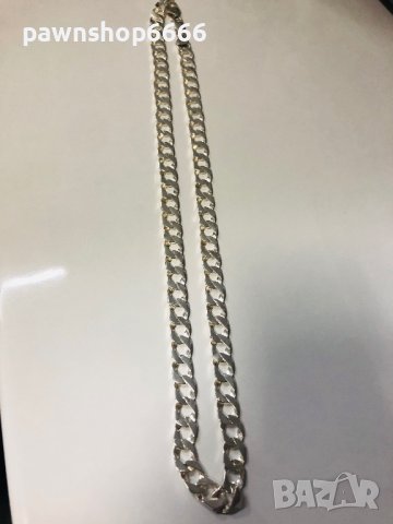 Сребърен синджир 925 проба  плетка CUBAN LINK, снимка 8 - Колиета, медальони, синджири - 40586456
