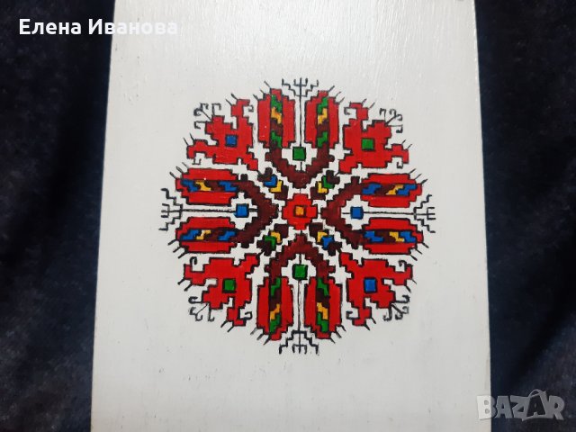 Декоративна дъска с шевица #16, снимка 5 - Български сувенири - 29099907