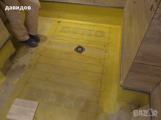 СМАРТ Електрическо подово отопление за баня с нагревателен кабел .Топла стена!., снимка 16 - Ремонти на баня - 41310996