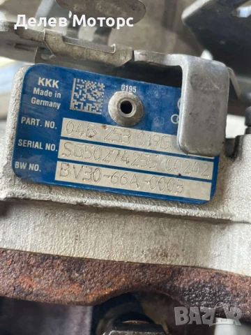 Турбо компресор 04B253019G turbo за Skoda Rapid 1.4 TDI, 90 кс., 5 ск., двигател CUS, 2018 г., снимка 3 - Части - 51048649