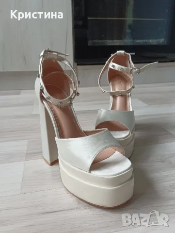 Сандали на ток-бели, снимка 6 - Сандали - 50386494