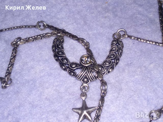 ПРЕВЪЗХОДНО СРЕБЪРНО ДИЗАЙНЕРСКИ АРТ МОДЕЛ КОЛИЕ ВИСОКА ПРОБА СРЕБРО с ЦИРКОН РЪЧНА ИЗРАБОТКА 36159, снимка 15 - Колиета, медальони, синджири - 39547567