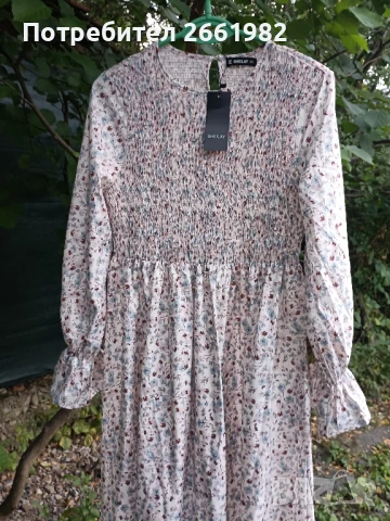 Прекрасна, дълга нова рокля на цветя , снимка 6 - Рокли - 50823983