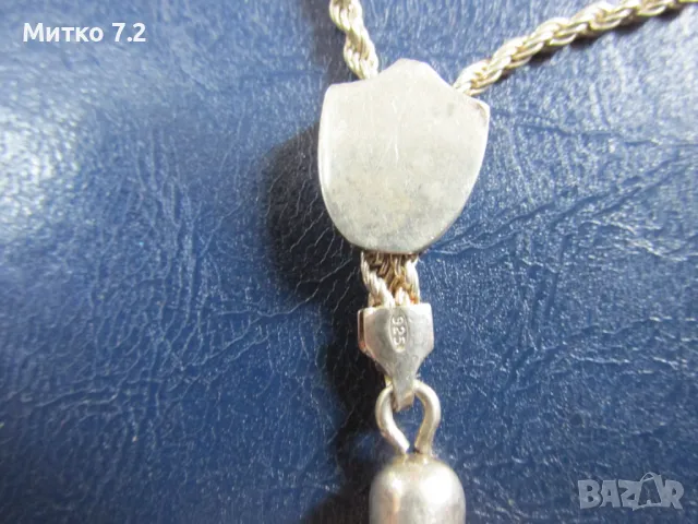 Старинна сребърна броеница, снимка 5 - Други ценни предмети - 50335347